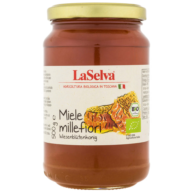 Bio Miele millefior - Wiesenblütenhonig aus der Toskana, 500 g