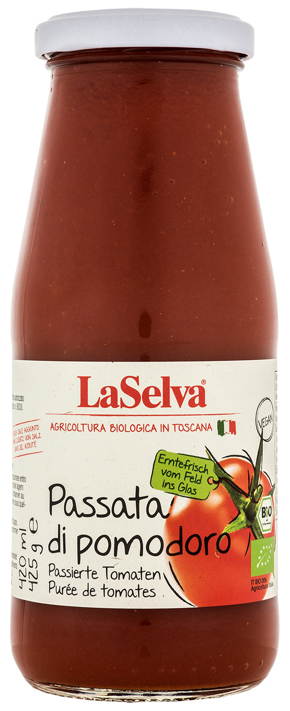 Bio Passata, passierte Tomaten, 425 g - All-Bio Naturkost