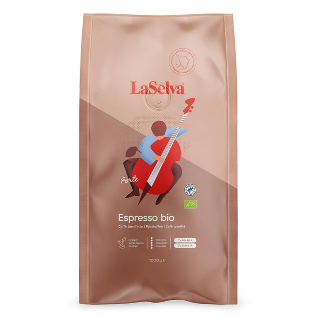 Bio Espresso "Forte" - Röstkaffee ganze Bohne, 1 kg