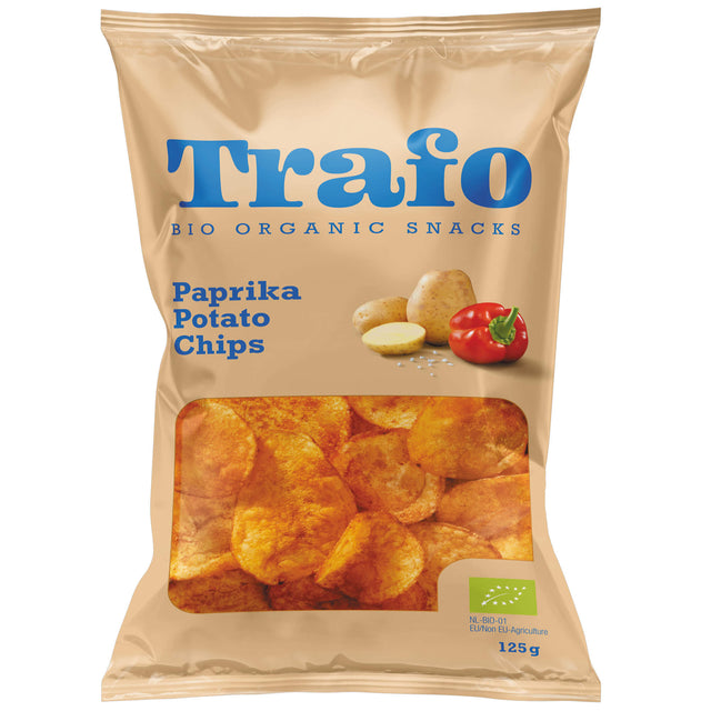 Bio Kartoffel-Chips Paprika, 125 g - YOGISHOP