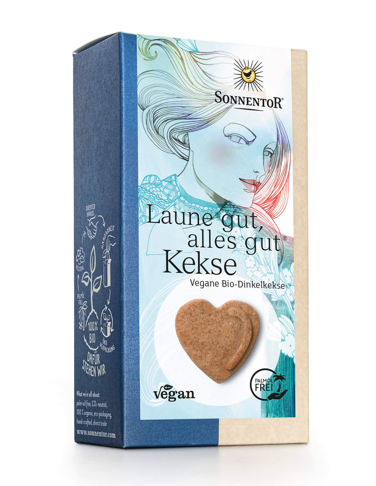 Bio Dinkel-Kekse "Gute Laune", 125 g - YOGISHOP