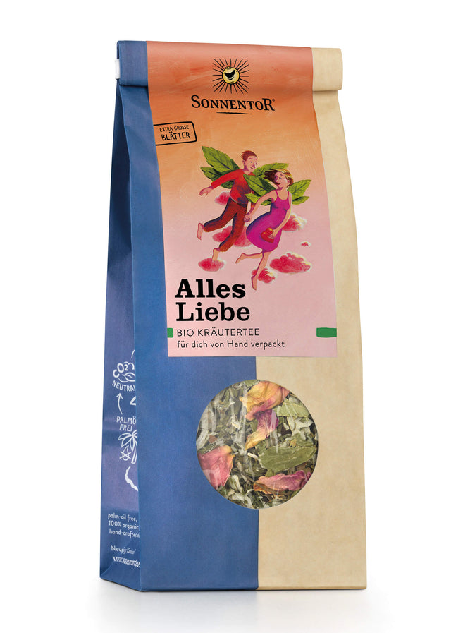 Bio Kräuterteemischung "Alles Liebe", 50 g - YOGISHOP