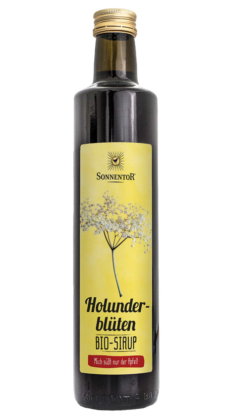 Bio Holunderblüten Sirup, 500 ml - YOGISHOP