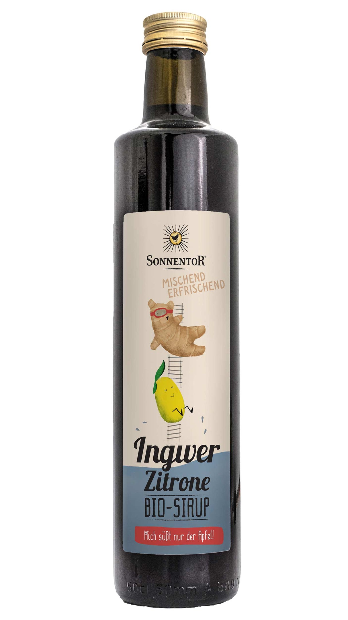 Bio Ingwer-Zitronen Sirup, 500 ml - All-Bio Naturkost