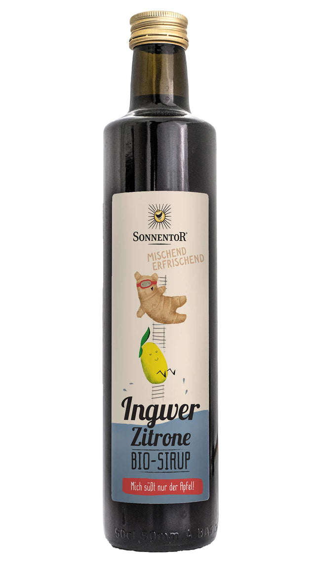 Bio Ingwer-Zitronen Sirup, 500 ml - YOGISHOP