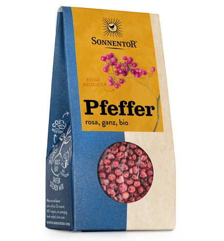 Bio Pfeffer rosa ganz, 20 g - YOGISHOP