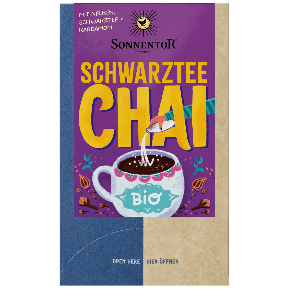 Bio Schwarztee Chai Teemischung, 32,4 g