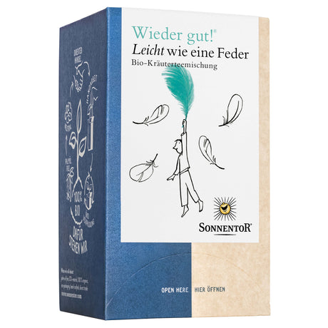 Bio Wieder-gut-Tee, Leicht wie eine Feder, 18 x 1,5 g - YOGISHOP