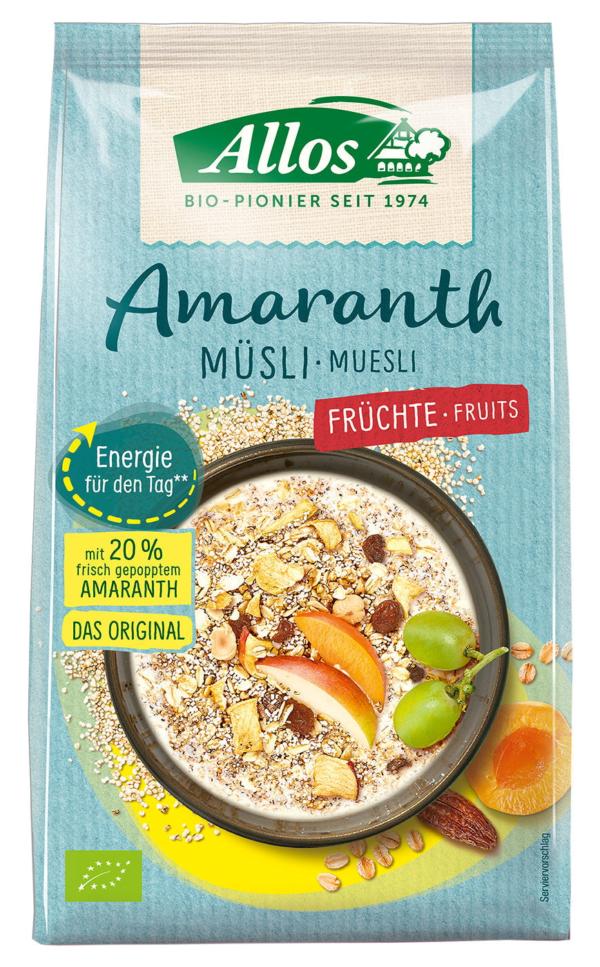 Bio Amaranth Früchte Müsli, 1,5 kg - All-Bio Naturkost