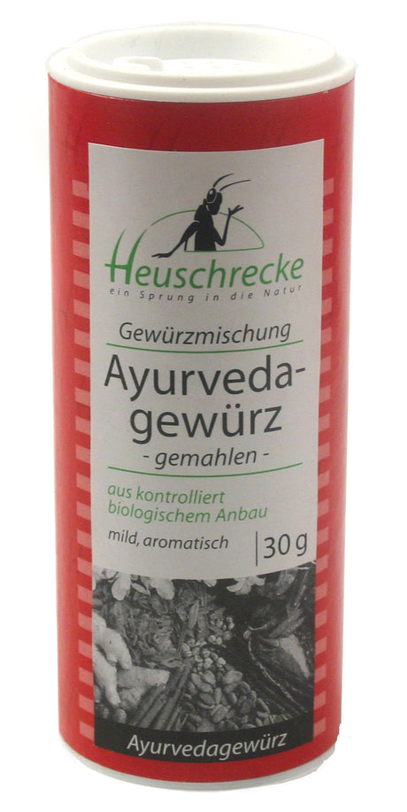 Bio Ayurveda-Gewürz (gemahlen), 30 g - YOGISHOP