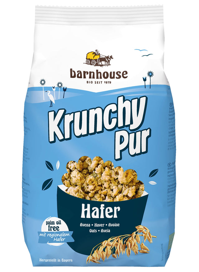 Bio Krunchy Pur Hafer, 375 g - YOGISHOP