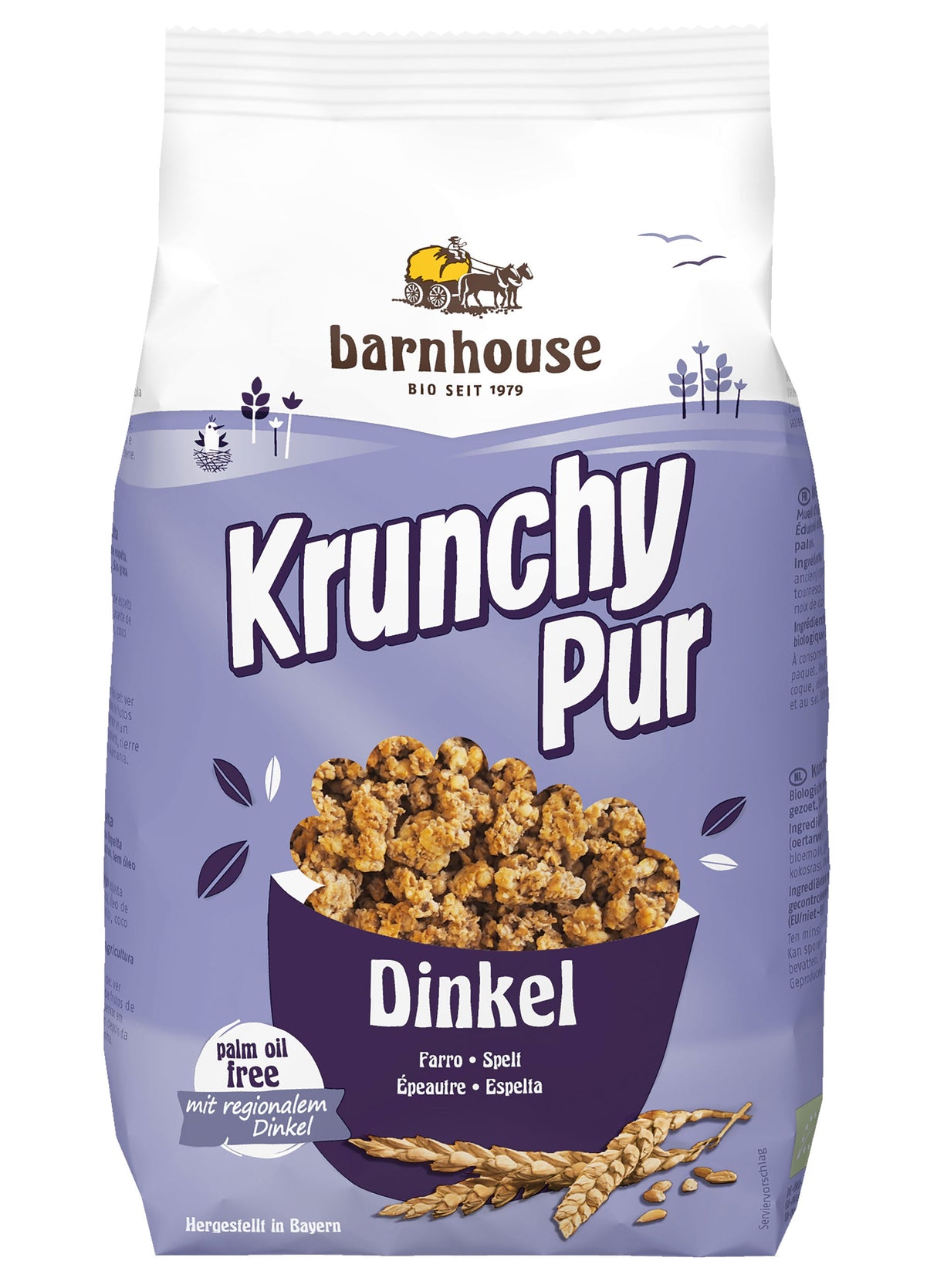 Bio Krunchy Pur Dinkel, 375 g - All-Bio Naturkost