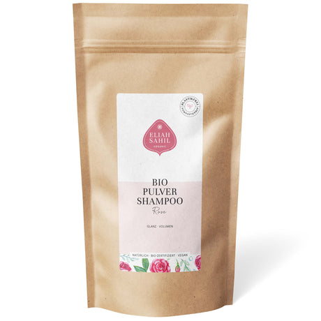 Bio Shampoo Powder - Rose-Proteine, eco refill-bag, 500 g - All-Bio Naturkost