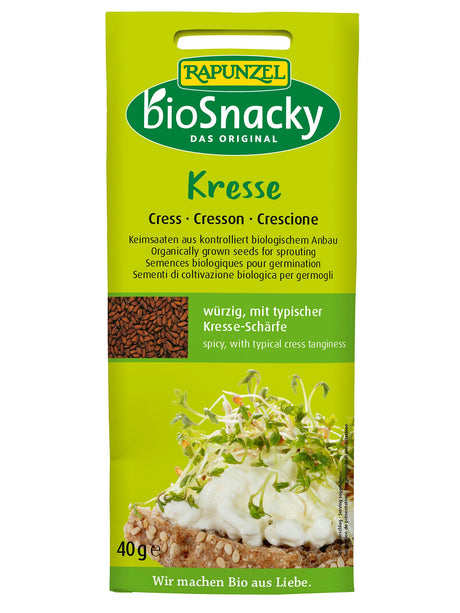 BioSnacky Keimsaat Kresse, 40 g - All-Bio Naturkost