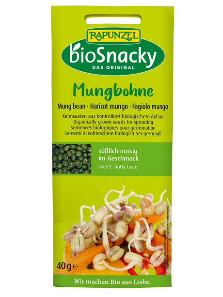 BioSnacky Keimsaat Mungbohne, 40 g - All-Bio Naturkost