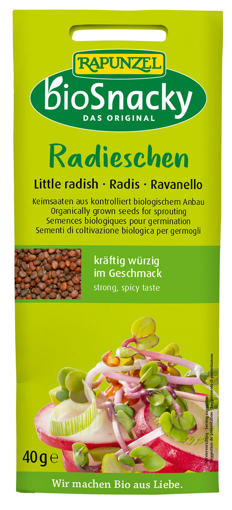 BioSnacky Keimsaat Radieschen, 40 g - All-Bio Naturkost