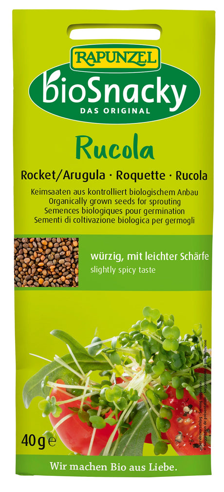 BioSnacky Keimsaat Rucola, 40 g - YOGISHOP