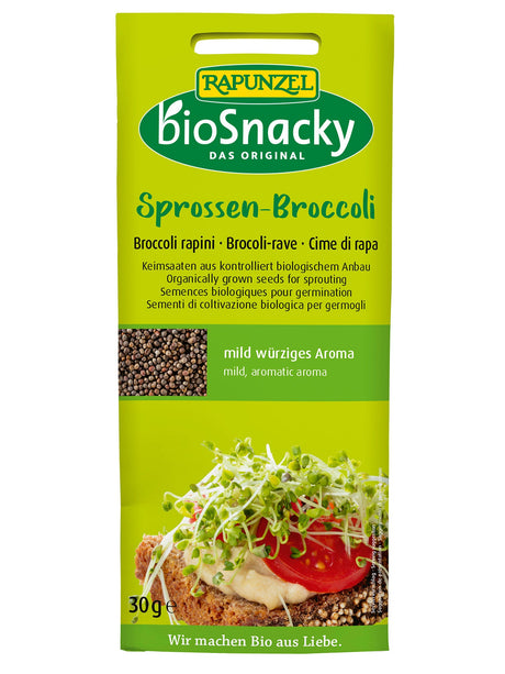 BioSnacky Keimsaat Sprossen-Broccoli, 30 g - All-Bio Naturkost