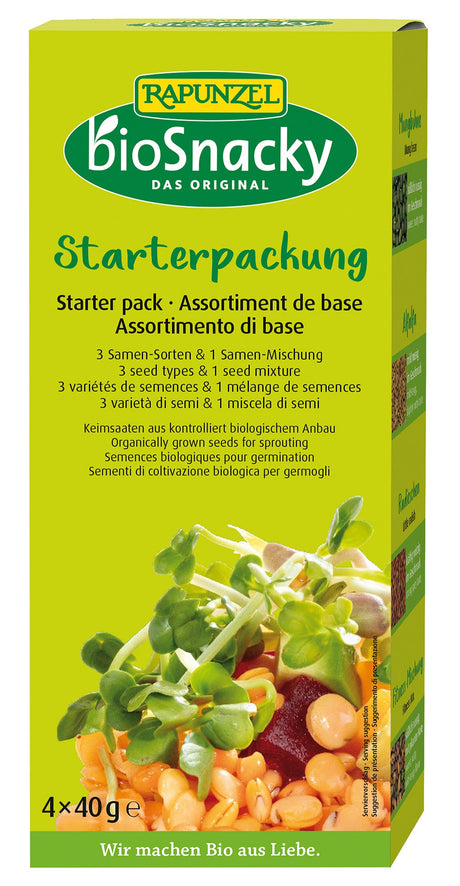 BioSnacky Keimsaaten Starter-Packung, 160 g - YOGISHOP