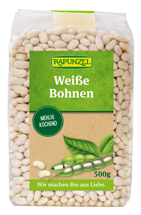 Bio Bohnen weiß, 500 g - All-Bio Naturkost