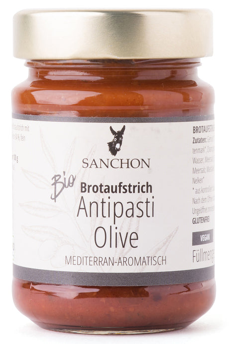 Bio Brotaufstrich Antipasti Olive, 190 g - All-Bio Naturkost