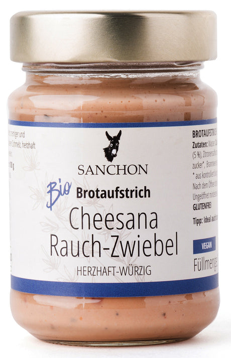 Bio Brotaufstrich Cheesana Rauch-Zwiebel, 170 g - All-Bio Naturkost