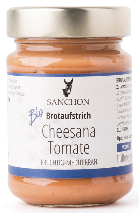 Bio Brotaufstrich Cheesana Tomate, 170 g - All-Bio Naturkost