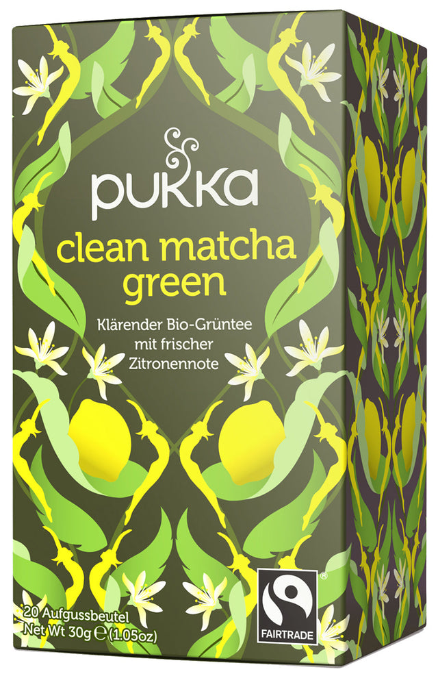 Bio Clean Matcha Green Teemischung, 30 g - YOGISHOP