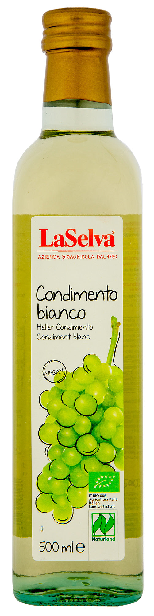 Bio Condimento Balsamico Bianco, 0,5 l - YOGISHOP