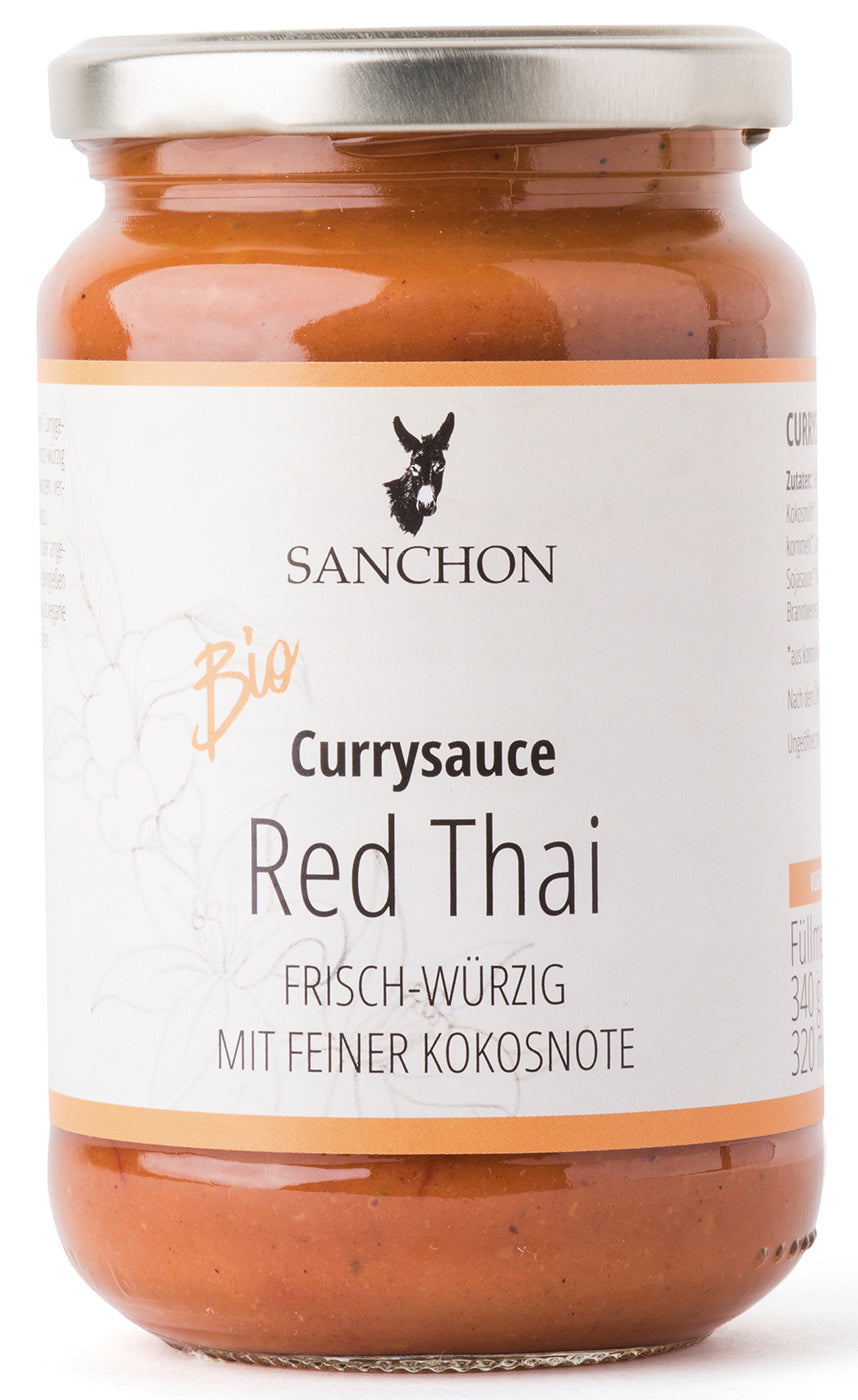 Bio Currysauce Red Thai, 320 ml - All-Bio Naturkost