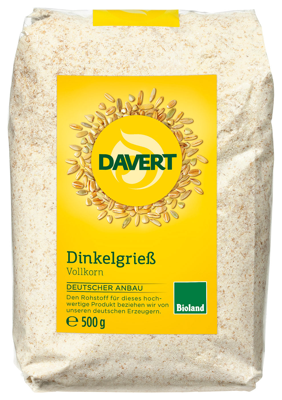 Bio Dinkelgrieß, 500 g - YOGISHOP