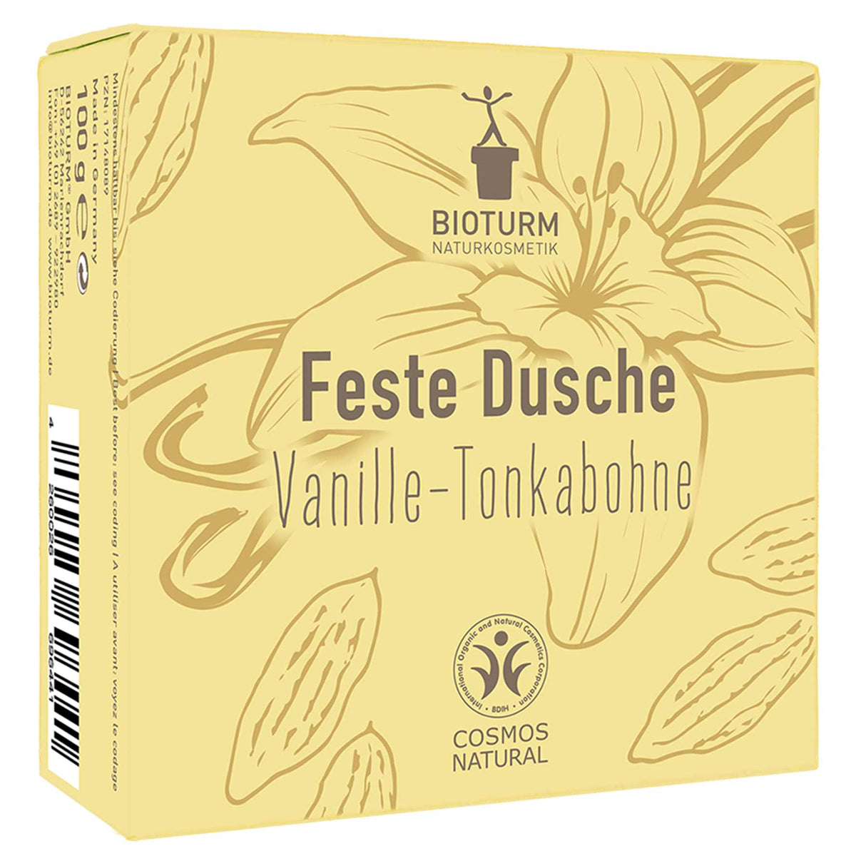 Feste Dusche Vanille-Tonkabohne, 100 g - All-Bio Naturkost