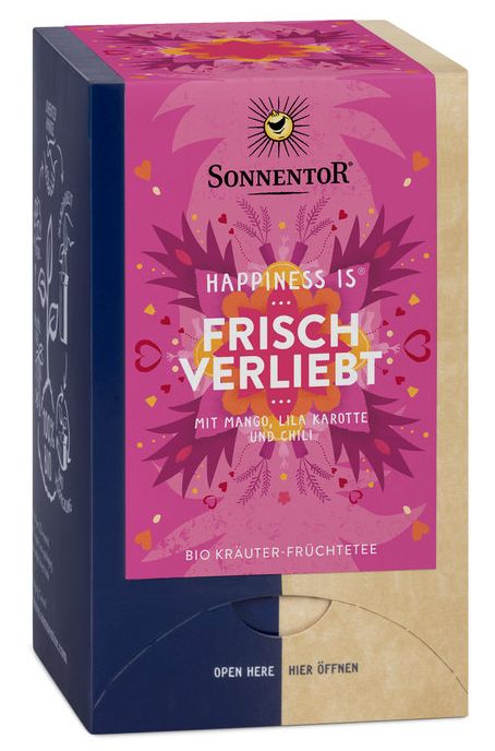 Bio Teemischung "Happiness is Frisch verliebt", 36 g - All-Bio Naturkost