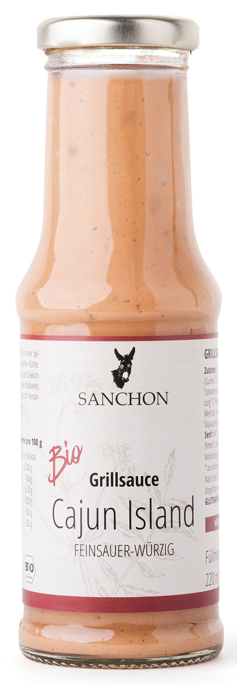 Bio Grillsauce Cajun Island, 210 ml - YOGISHOP