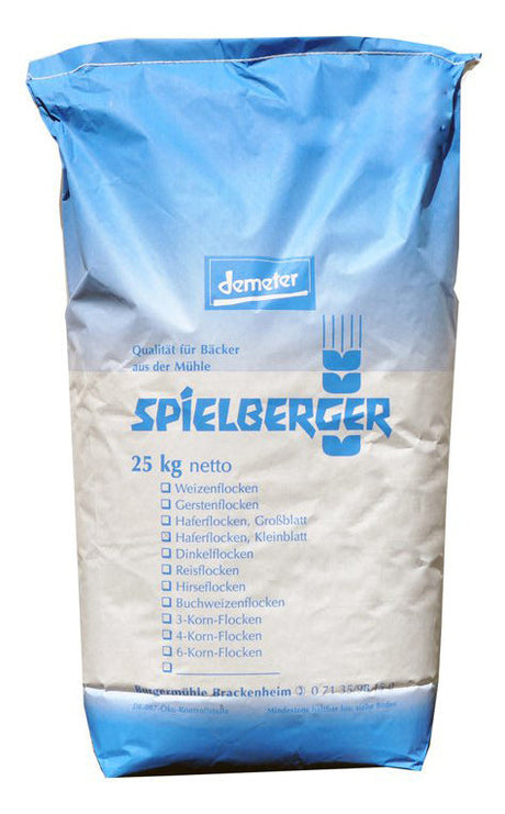 Bio Haferflocken Kleinblatt, 25 kg - All-Bio Naturkost