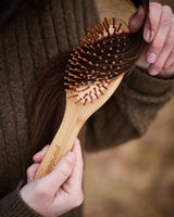 Bambus Haarbürste mit Naturborsten - All-Bio Naturkost