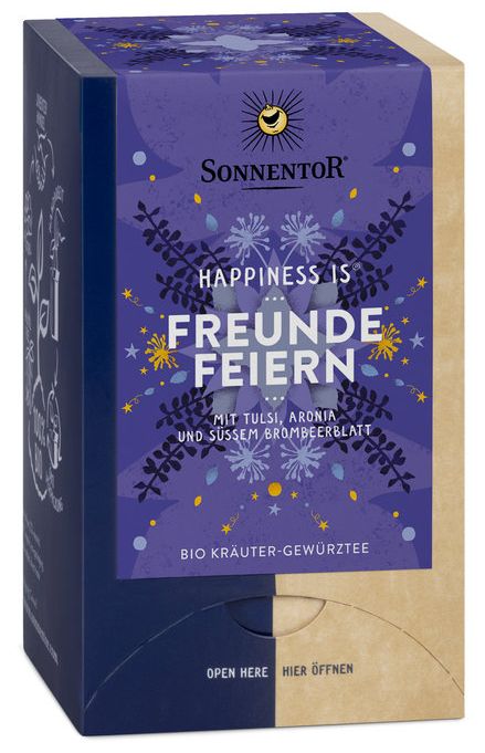 Bio Teemischung "Happiness is Freunde feiern", 27 g - All-Bio Naturkost