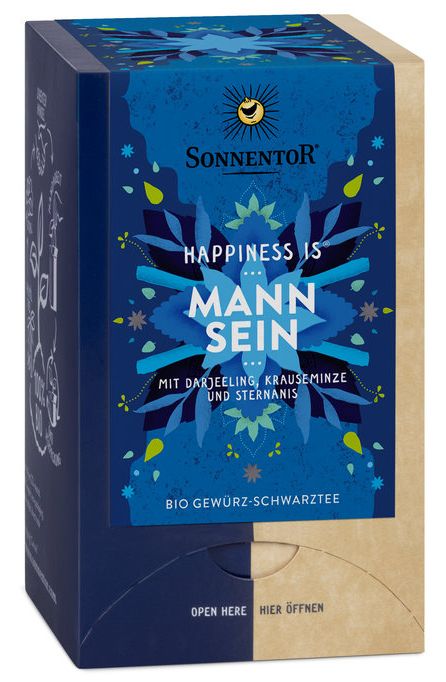 Bio Teemischung "Happiness is Mann sein", 27 g - YOGISHOP