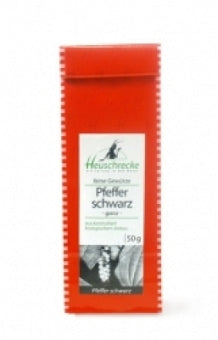 Bio Pfeffer schwarz (ganz), 50 g - YOGISHOP