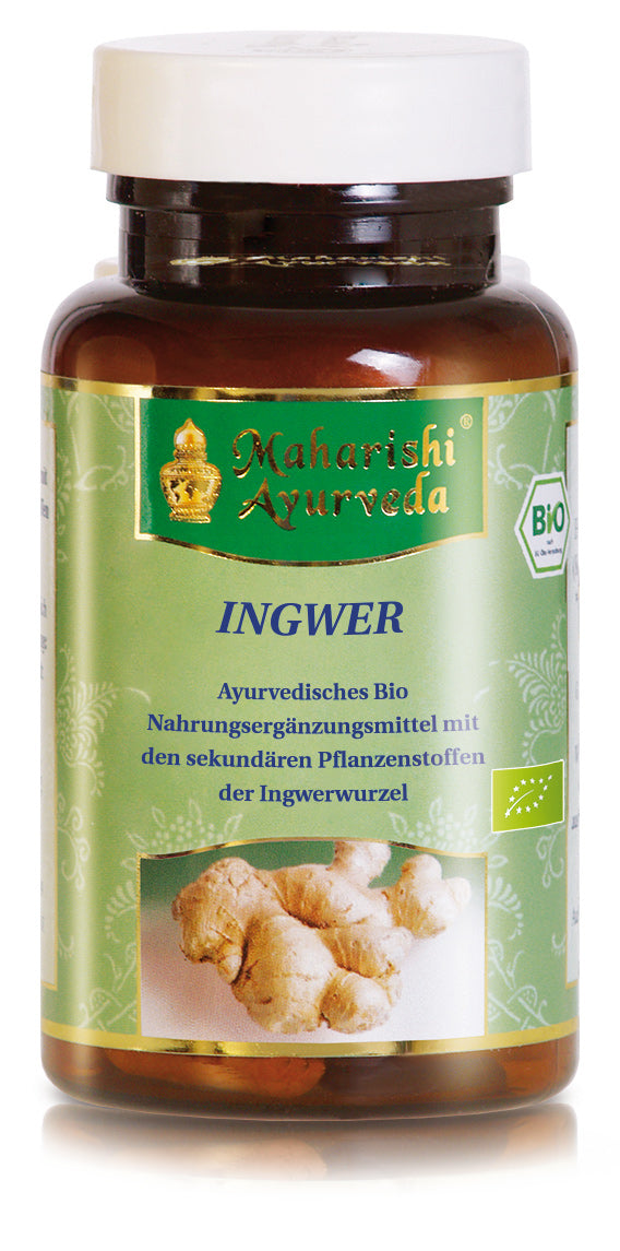 Bio Ingwer (60 Kapseln), 36 g - All-Bio Naturkost