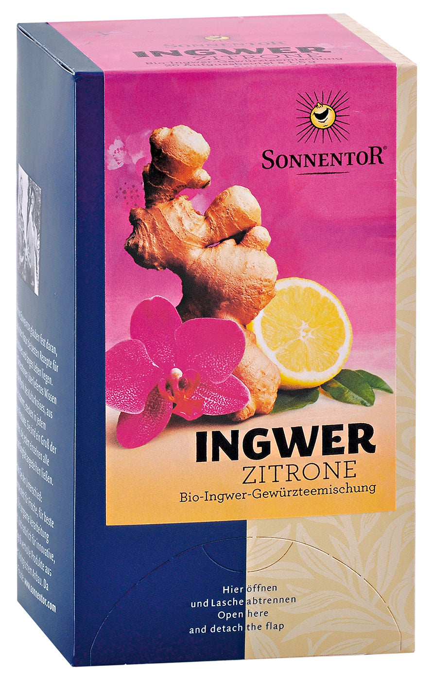 Bio Gewürzteemischung Ingwer-Zitrone Btl., 30 g - YOGISHOP