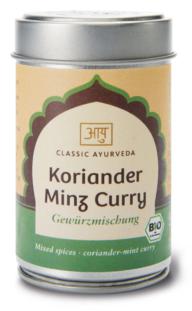 Bio Koriander Minz Curry Gewürzmischung, 50 g - YOGISHOP