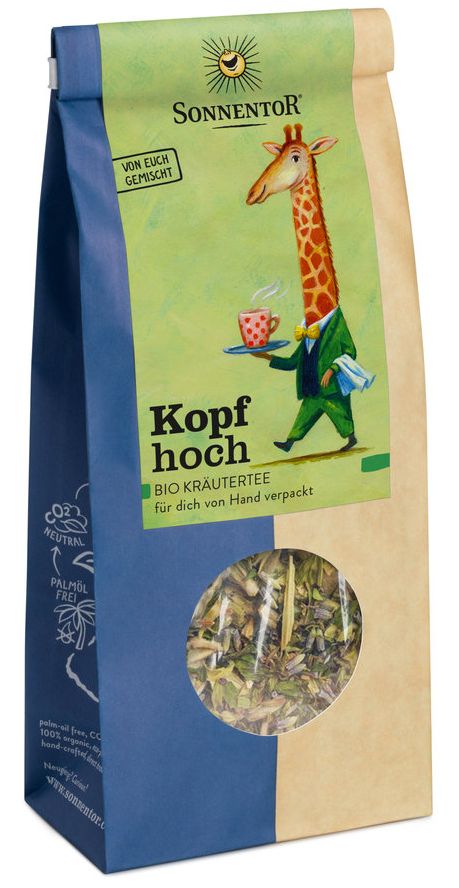 Bio Kräutertee "Kopf hoch", lose, 50 g - YOGISHOP