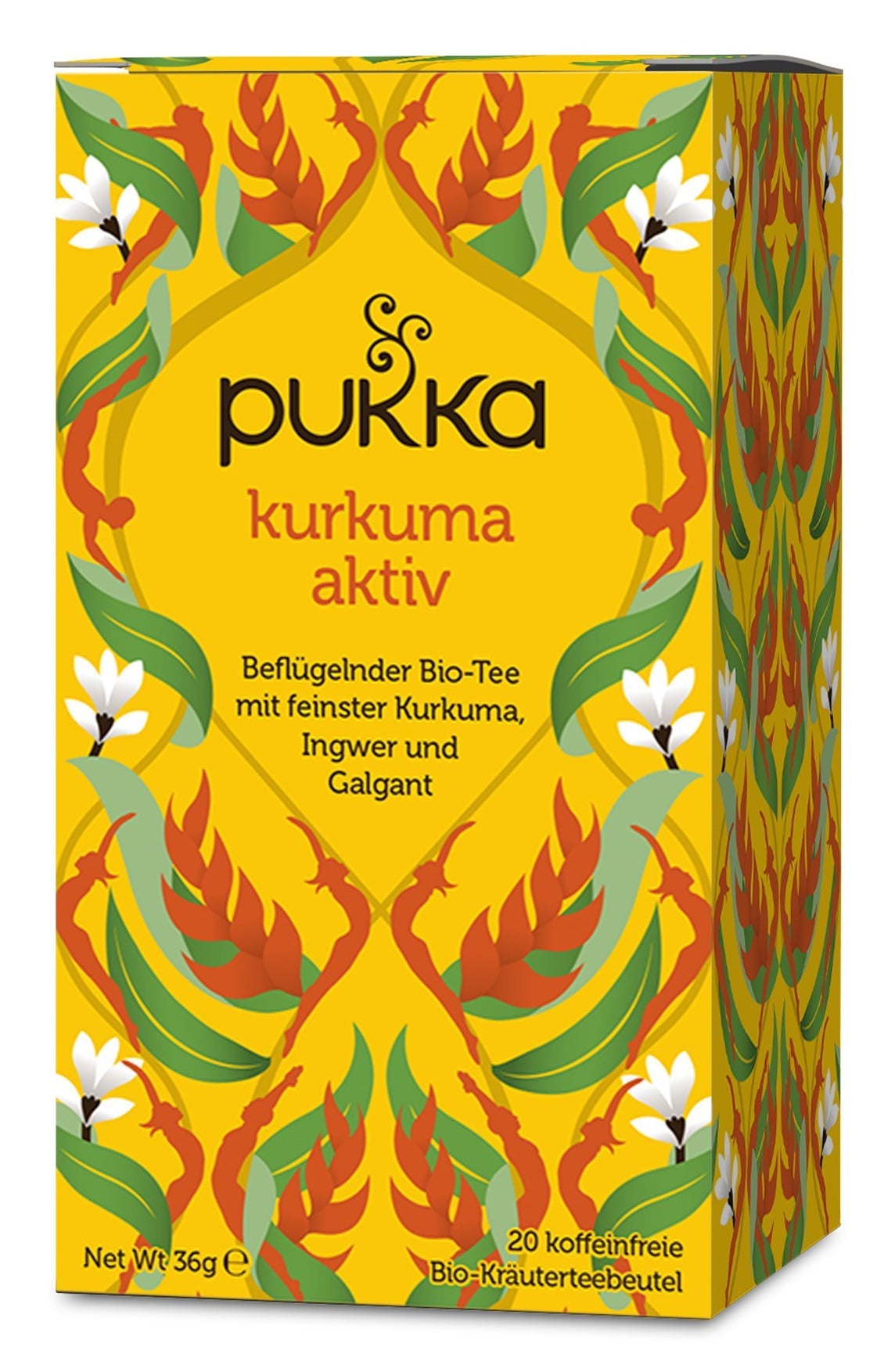 Bio Kurkuma Aktiv Teemischung, 36 g - YOGISHOP