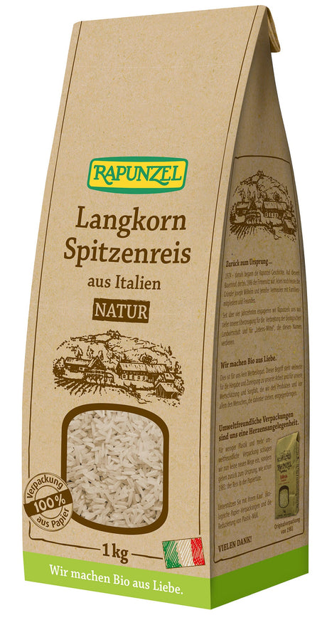 Bio Langkorn Spitzenreis natur, 1 kg - YOGISHOP