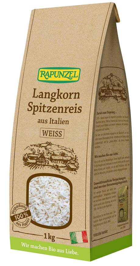 Bio Langkorn Spitzenreis weiß, 1 kg - YOGISHOP