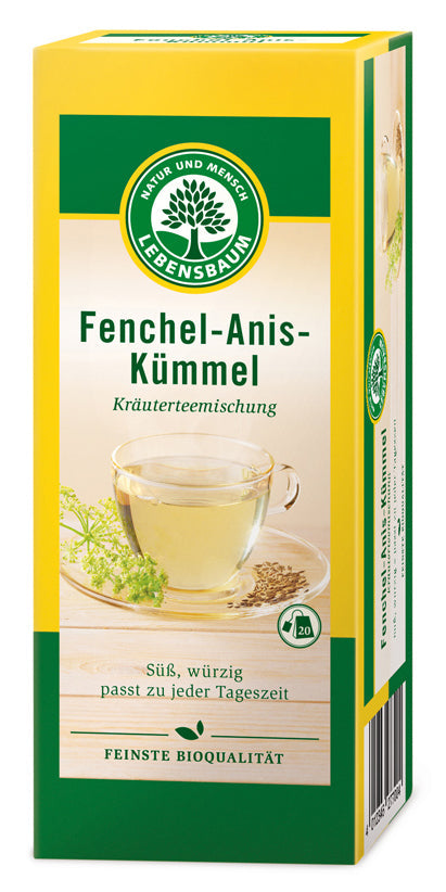 Bio Fenchel Anis Kümmeltee, 50 g - YOGISHOP