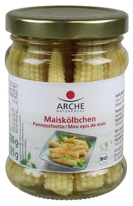 Bio Maiskölbchen, im Glas, 230 g - All-Bio Naturkost