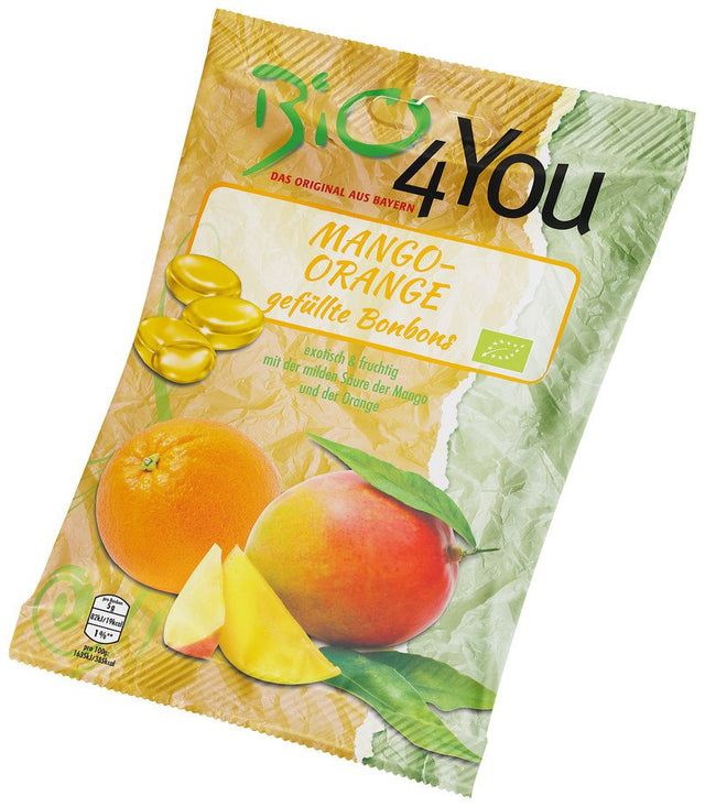 Bio Bonbon Mango-Orange, 75 g - YOGISHOP