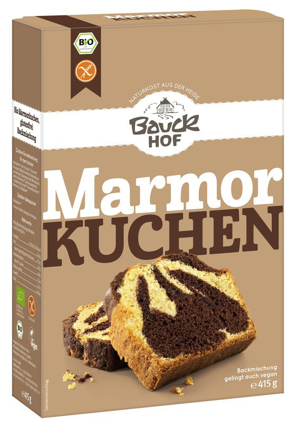 Bio Marmorkuchen Backmischung, glutenfrei, 415 g - YOGISHOP